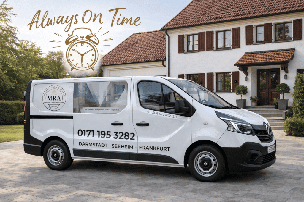 Pünktlicher Renovierungsservice von Majetic Raum & Ausbau in Frankfurt, Darmstadt und Seeheim